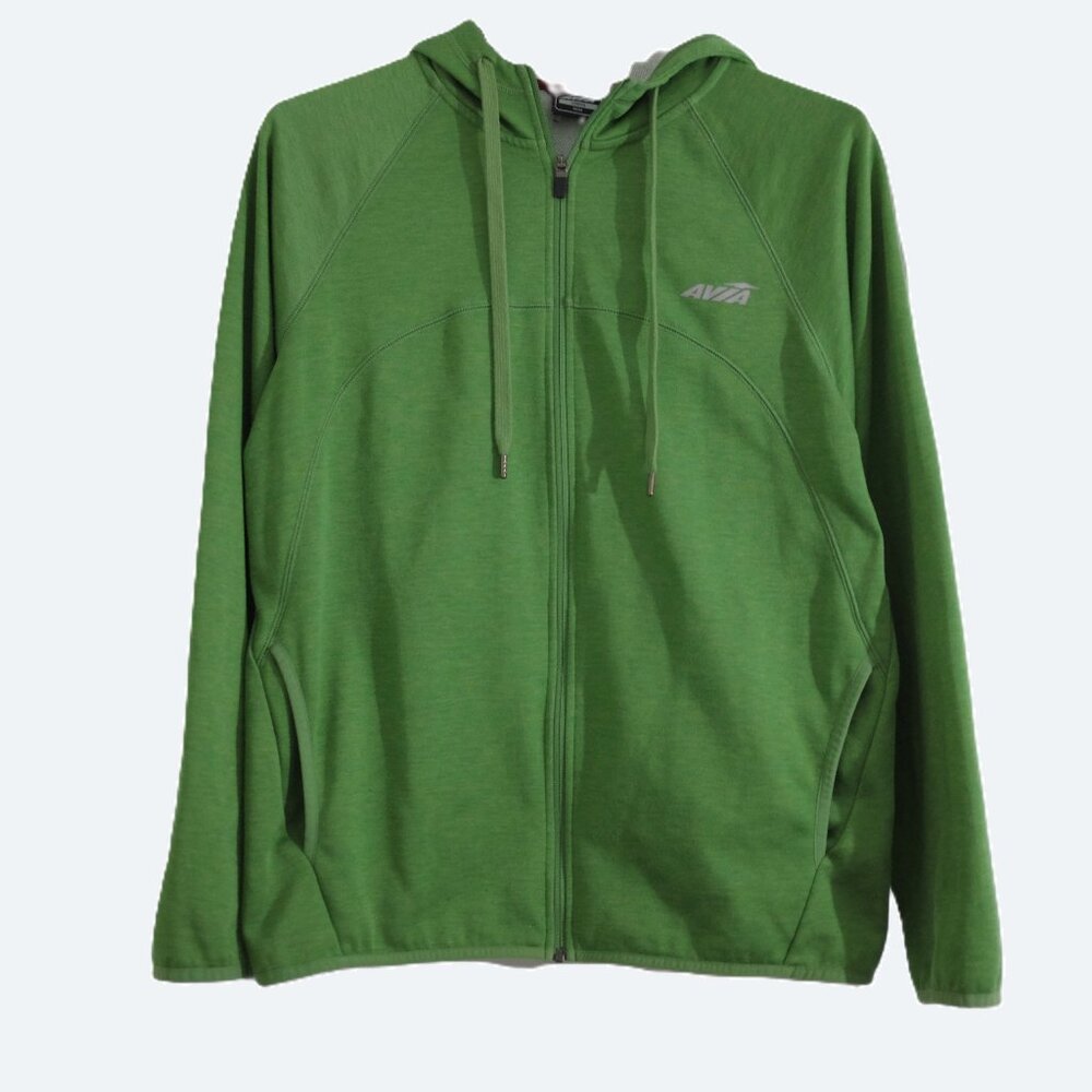 Avia green zip up hoodies size M
